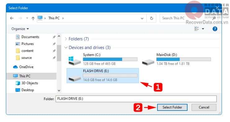 Cứu dữ liệu USB bị virus ăn