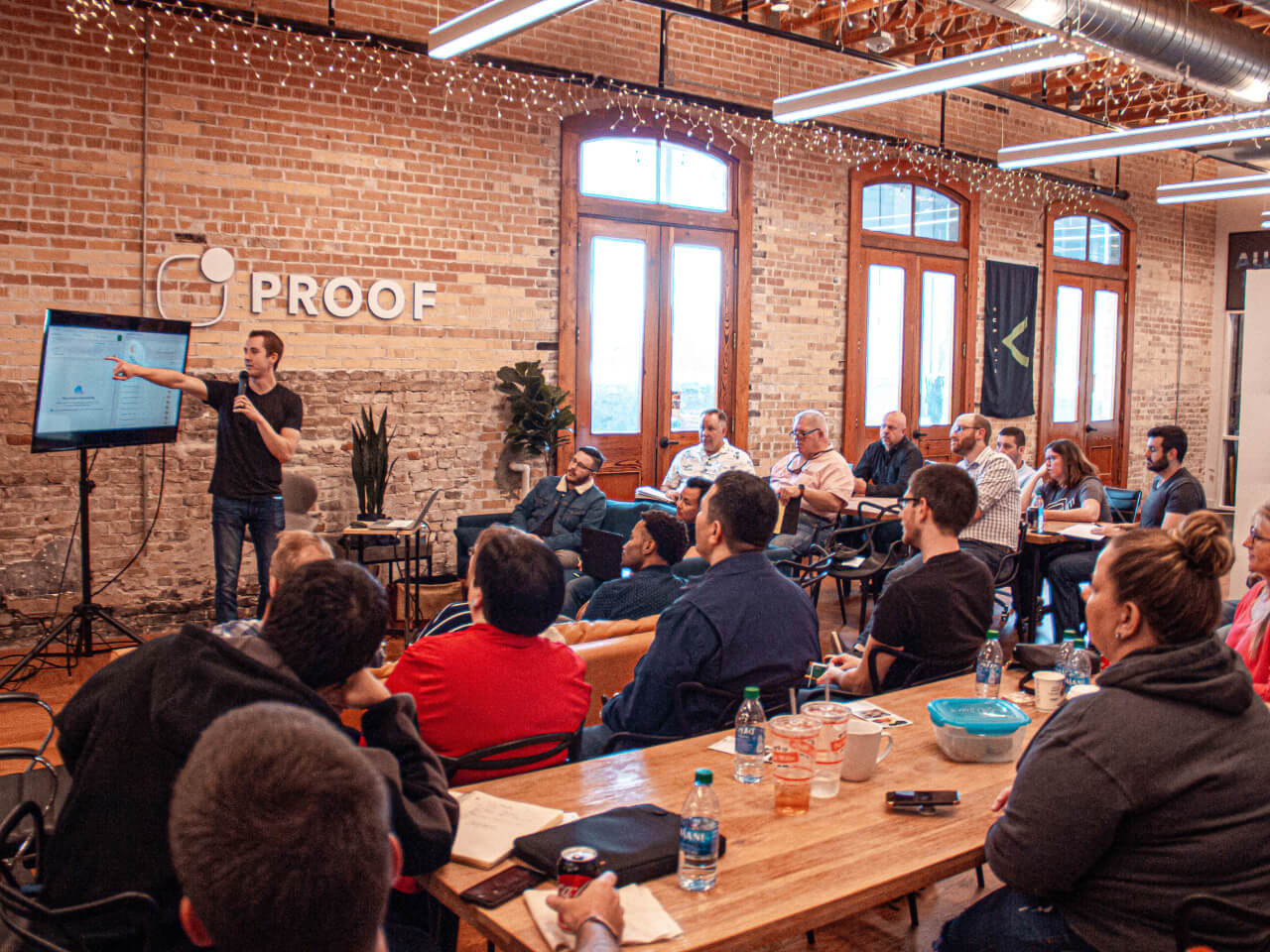 A large cohorts meeting