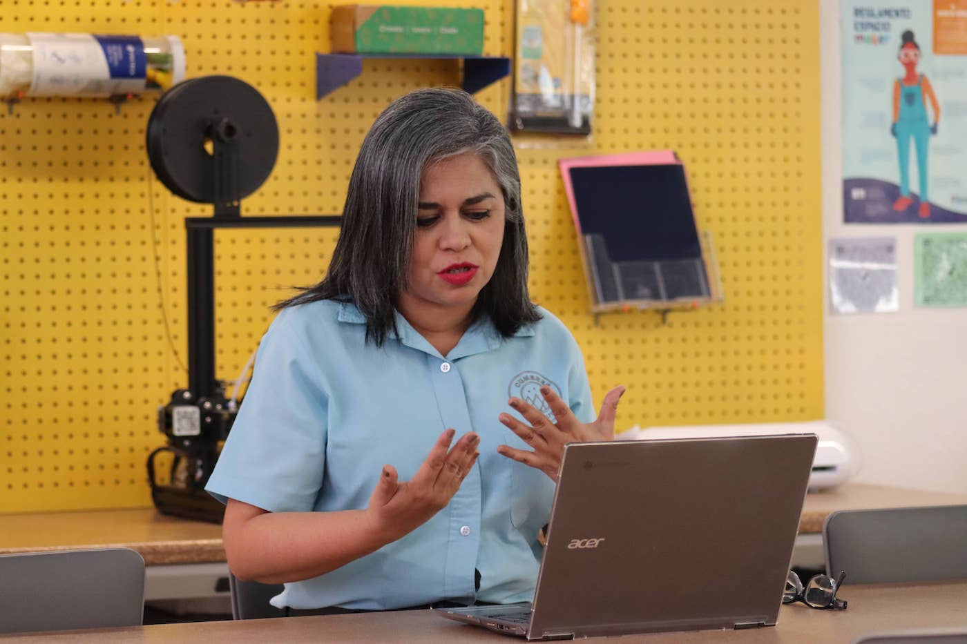 Maestra responsable de tecnología educativa del colegio Cumbres Villahermosa