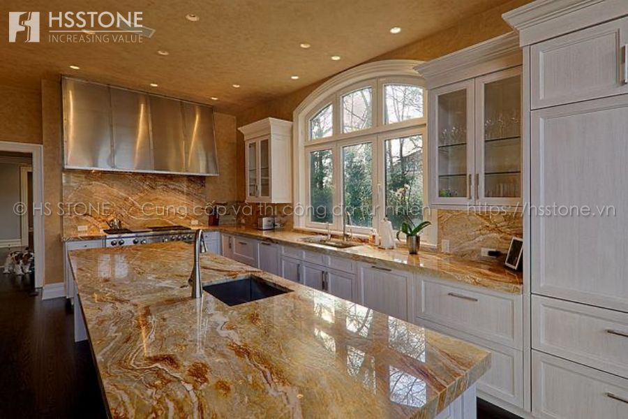 Đá ốp nhà bếp đẹp
