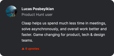 Quote from Lucas Posbeyikian from Kavak about Claap