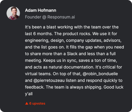 Quote of Adam Hoffman from Responsum about Claap