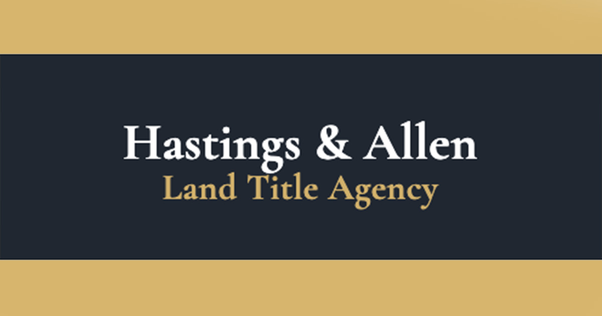 Title Services & Closings Hastings & Allen Land Title Agency