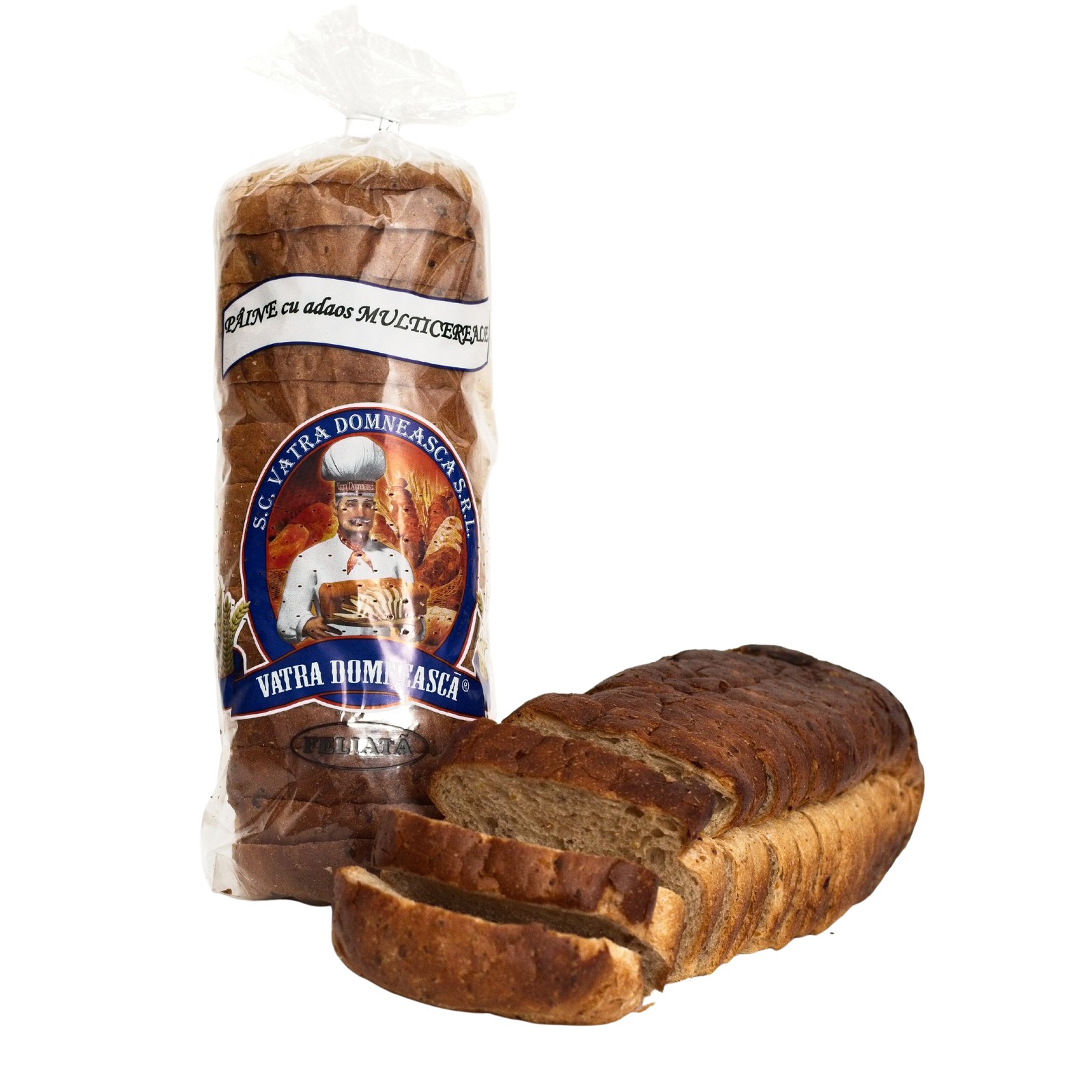Pâine cu Adaos de Multicereale Felii 300 gr