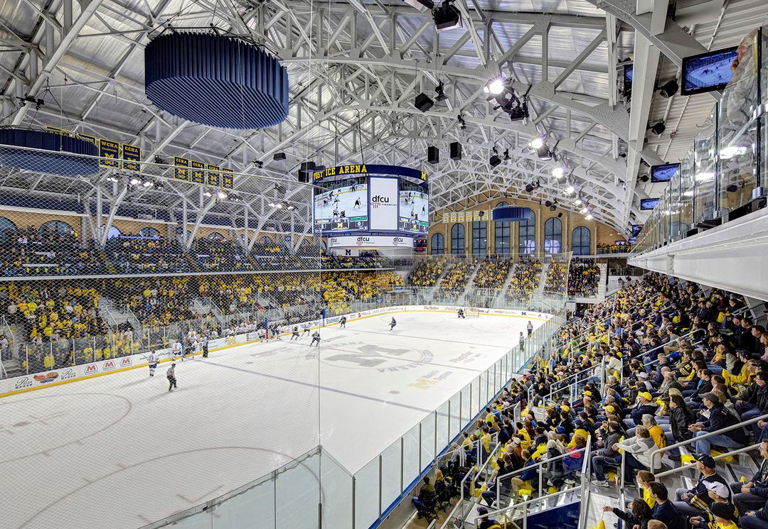 University of Michigan Yost Ice Arena Reimagination ROSSETTI