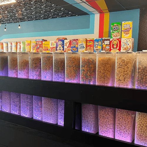 Cereal Bar Categories CTRL Menu