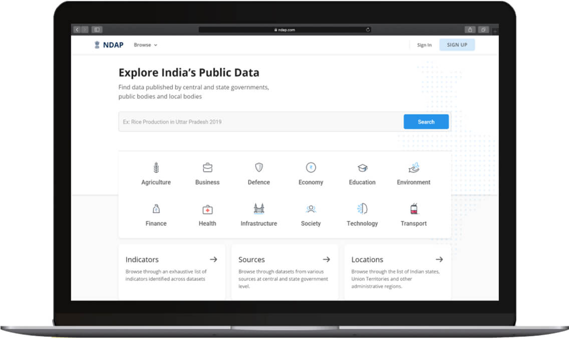 NDAP mockup