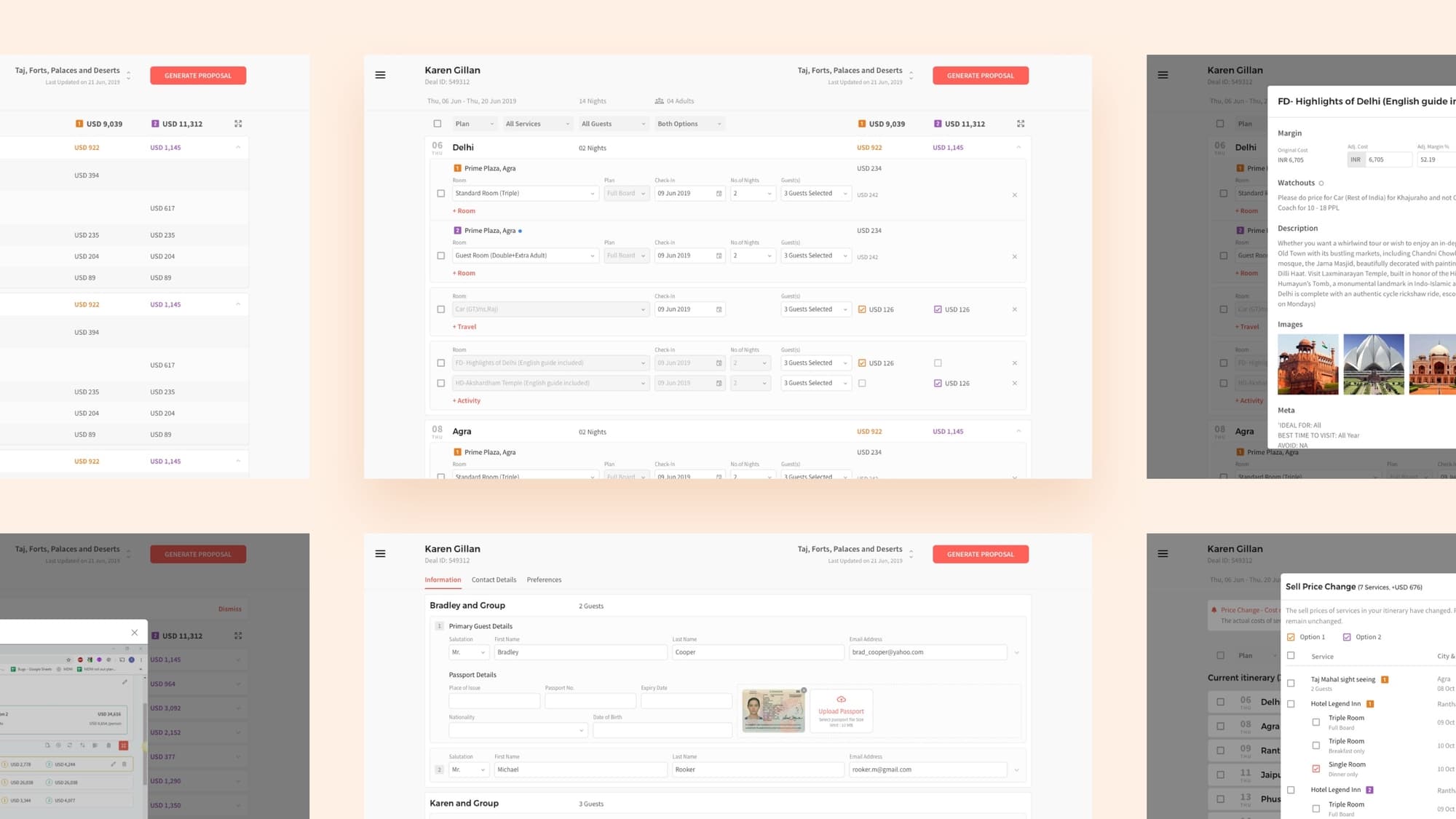 Enchanting travels design sprint high fidelity prototype