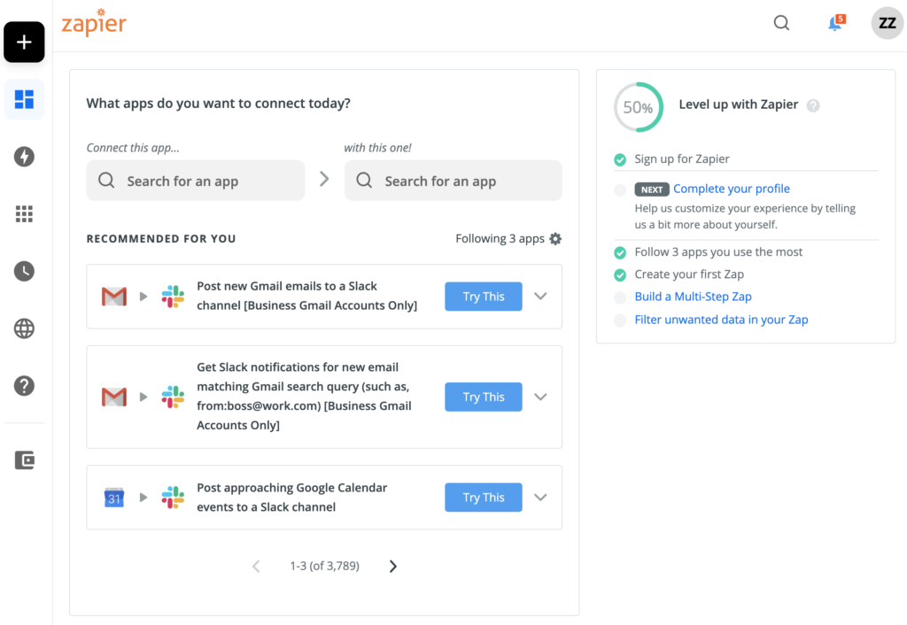 Automate it all: Zapier