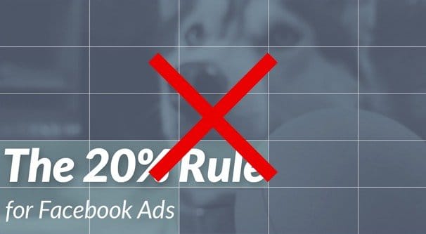 Reduction Of 20% In Image Rule For Facebook Ads