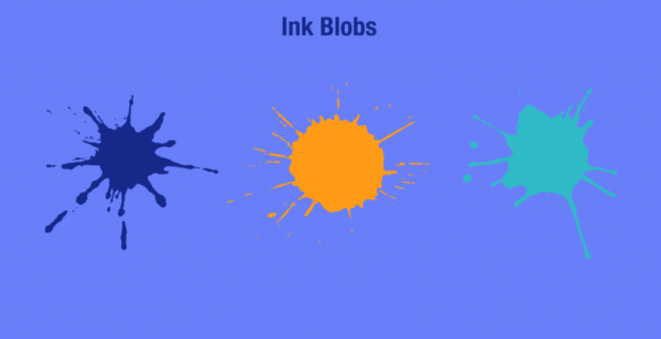 The Meaning Behind Organic geometric shapes - Ink blobs