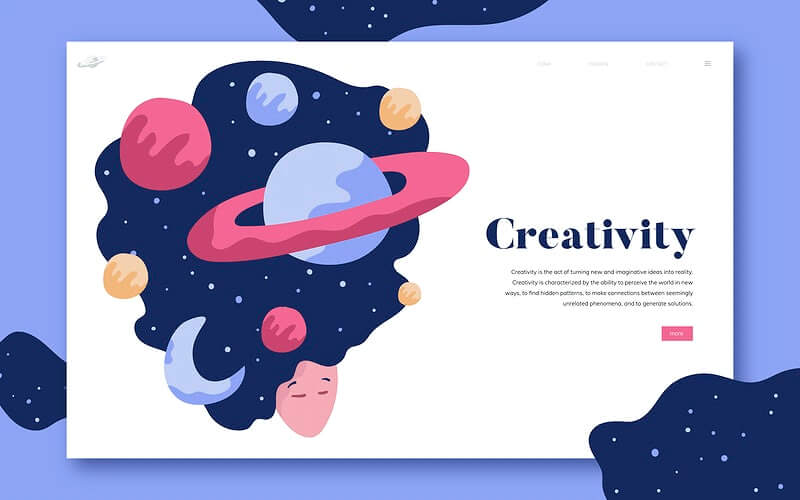 Tips and Tricks To Use Geometric Shapes - Landing pages