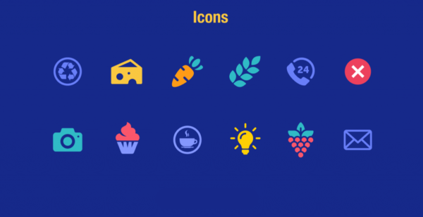 Icons - geometric shapes