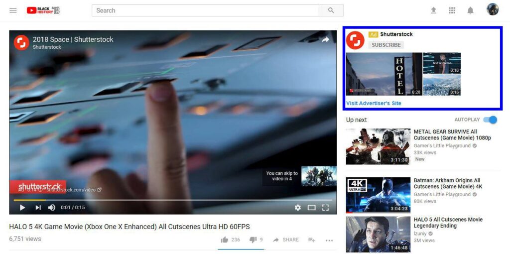 YouTube Ad Bidding