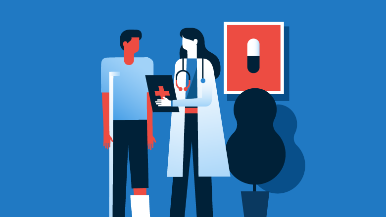 Educate via media with patient information