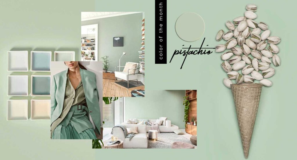 Pistachio Green color trend