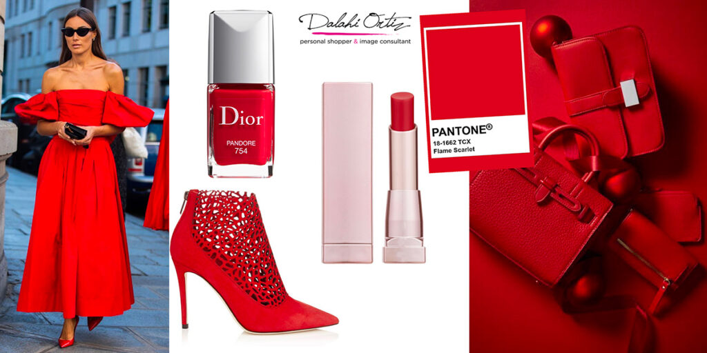 Flame Scarlet (Fiery Red) color trend