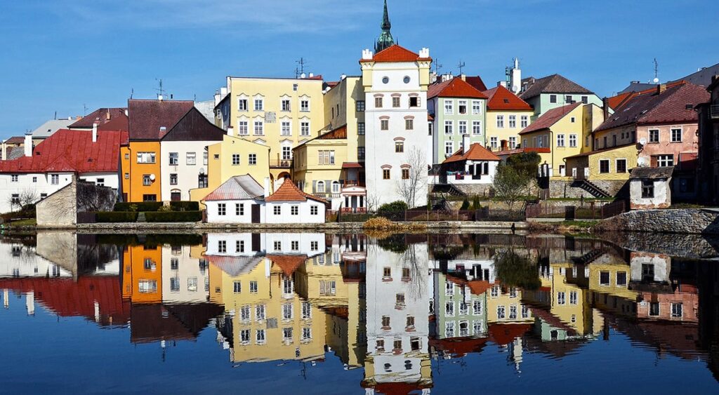 reflection photography in water
