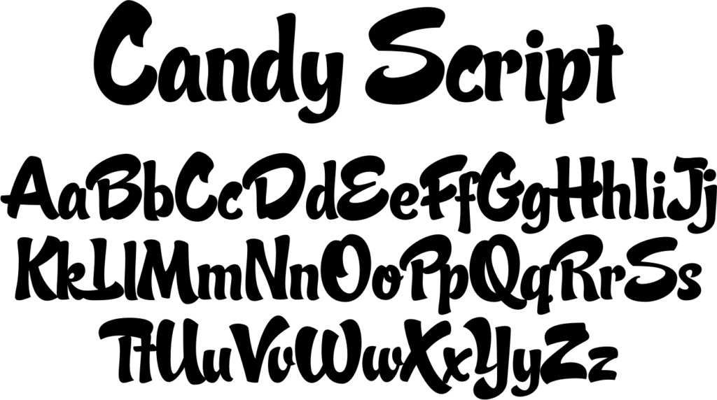 Candy Script Cursive font