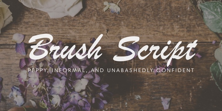 brush script
