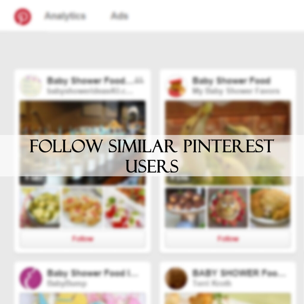 Follow Similar Pinterest Users