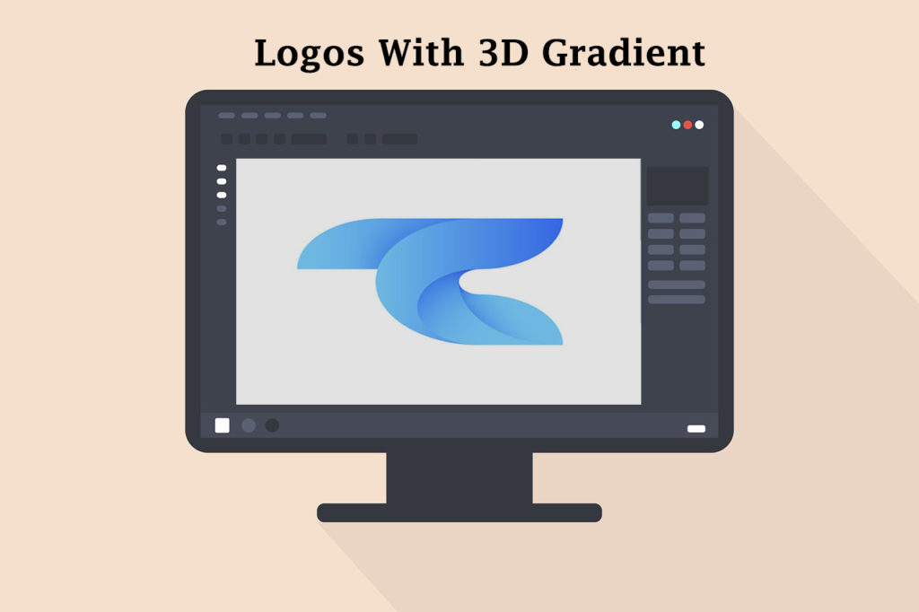 Logos with 3D Gradient