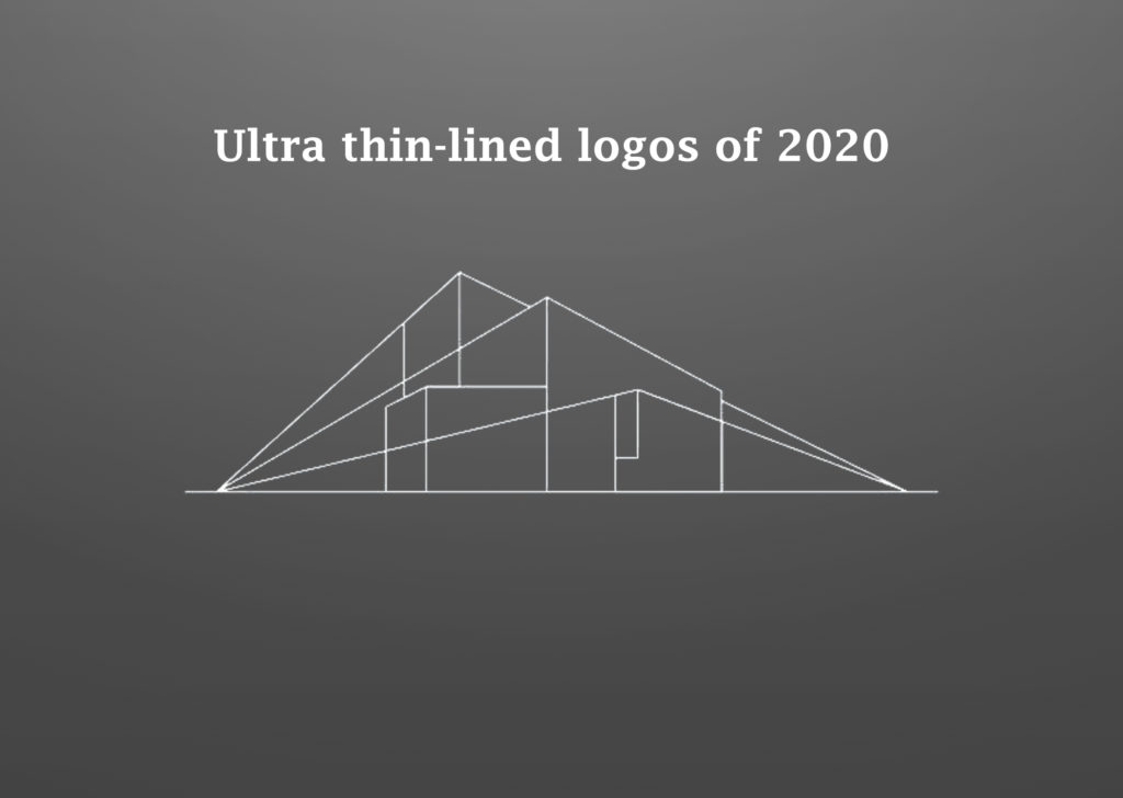 The ultra thin lined Logos of 2020