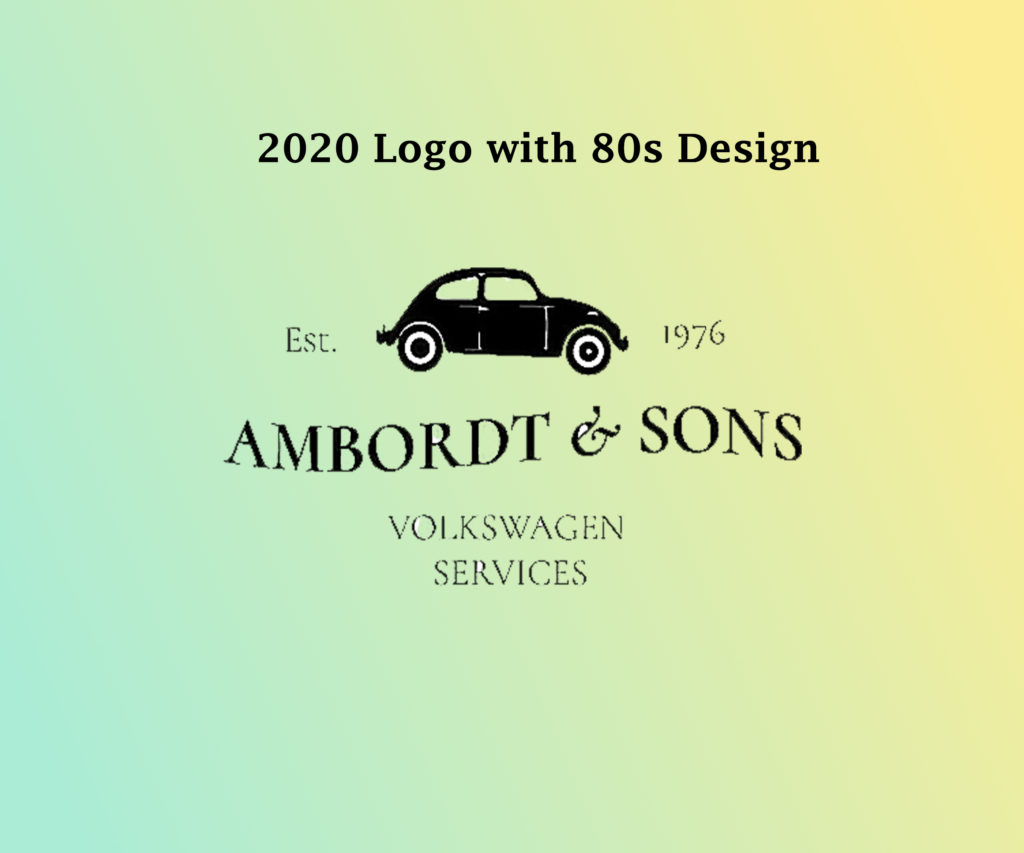 2020 logo with 80s Designs 2