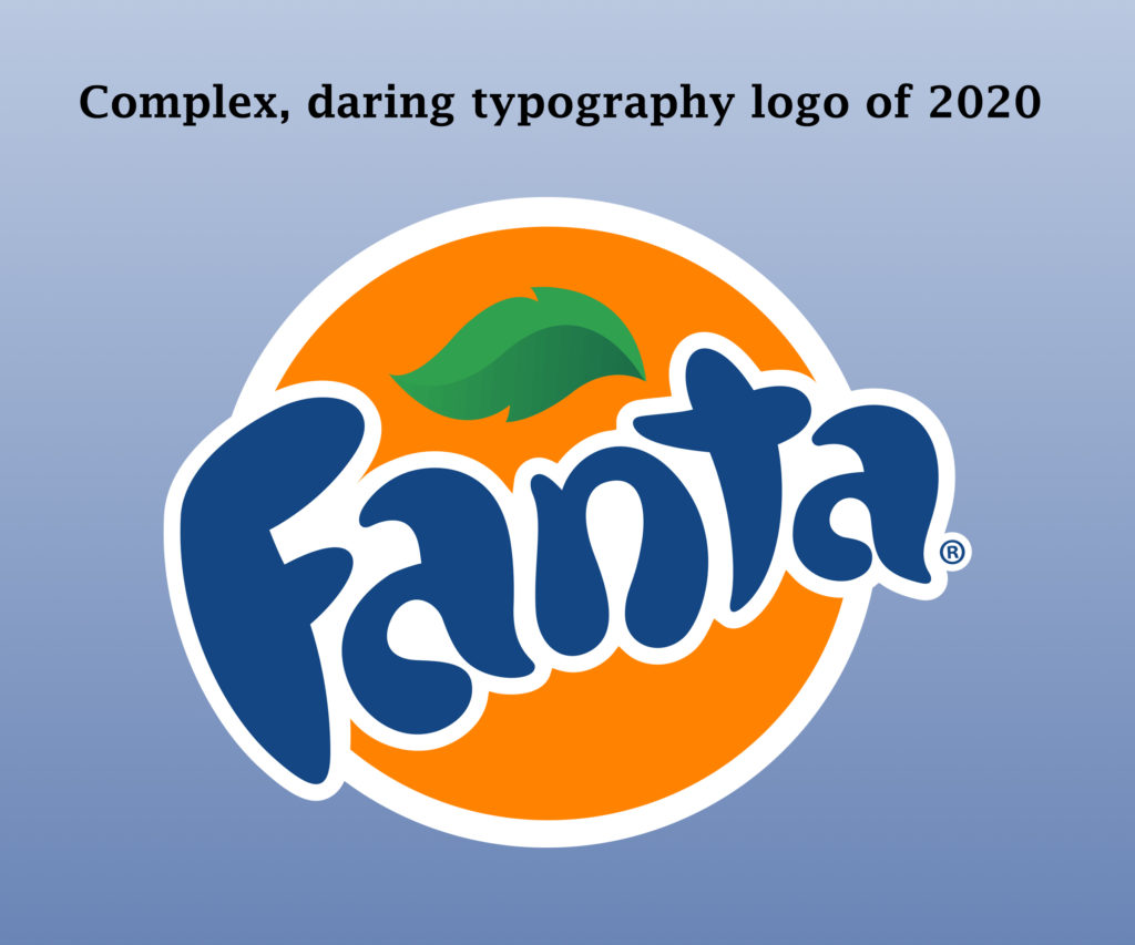 Complex daring typography logo of 2020