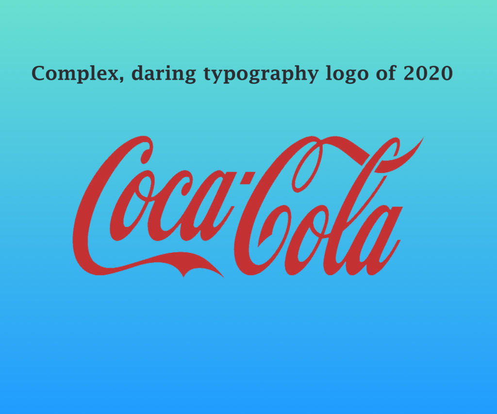 Complex daring typography logo of 2020 2