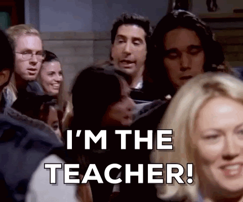 i'm the teacher