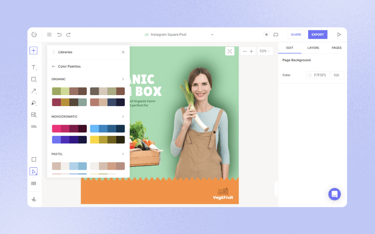 glorify color palettes