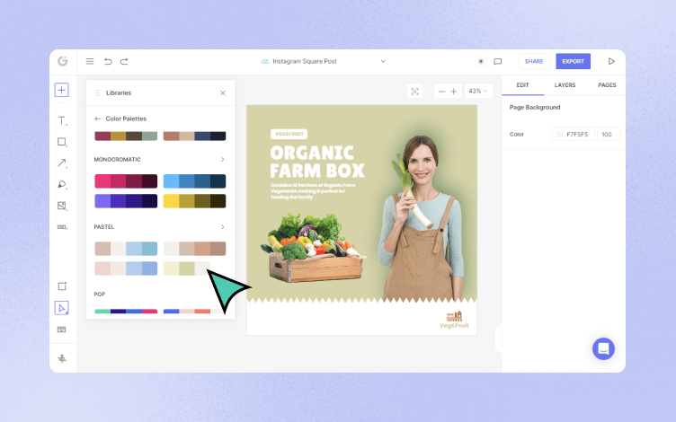 glorify color palettes