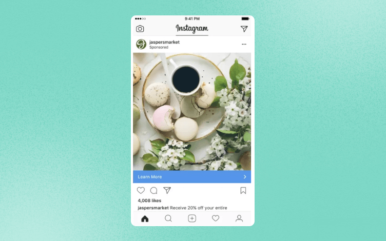 Jaspersmarket Instagram Ad