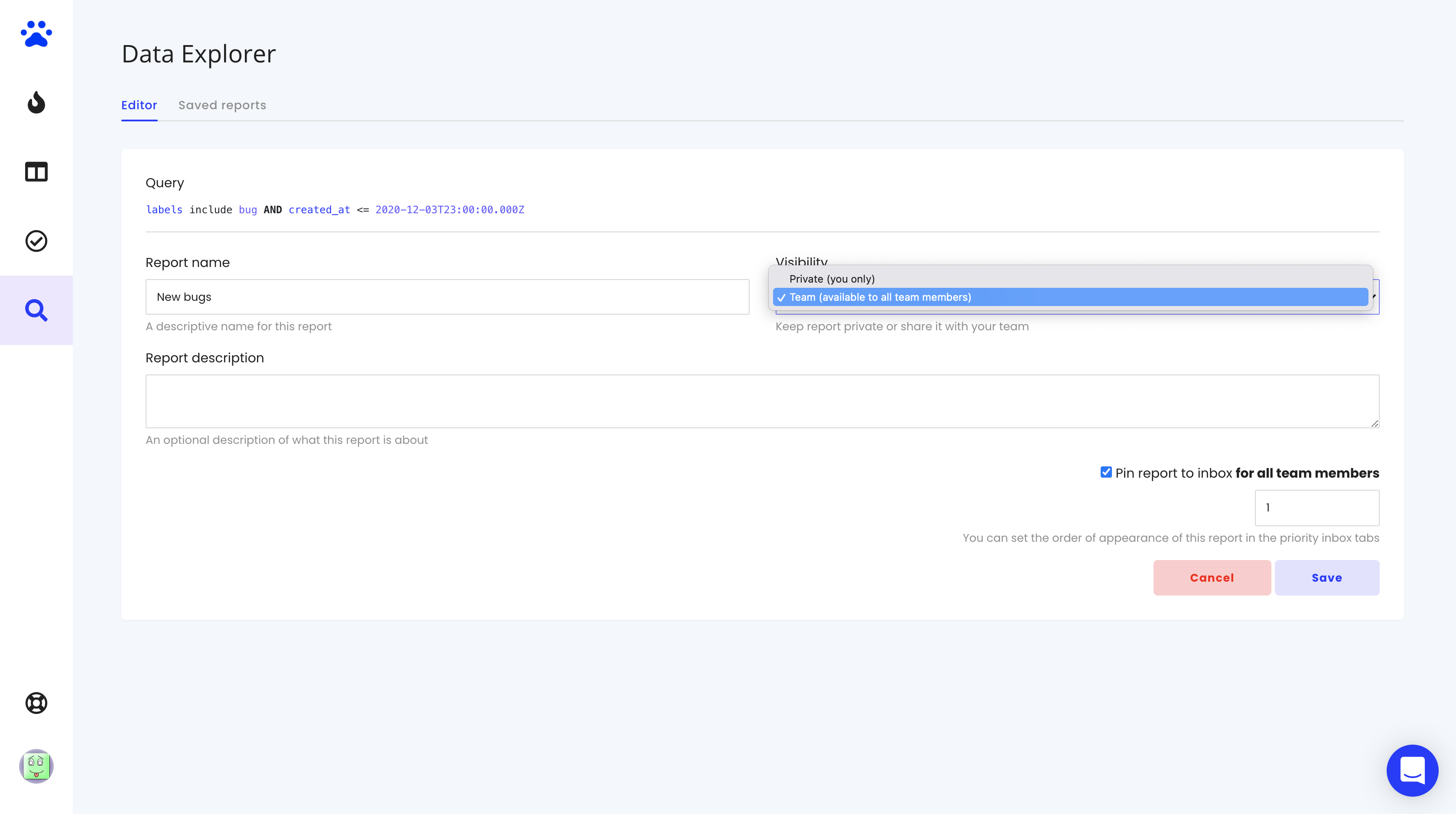 Shareable dynamic reports - Keypup 1.0