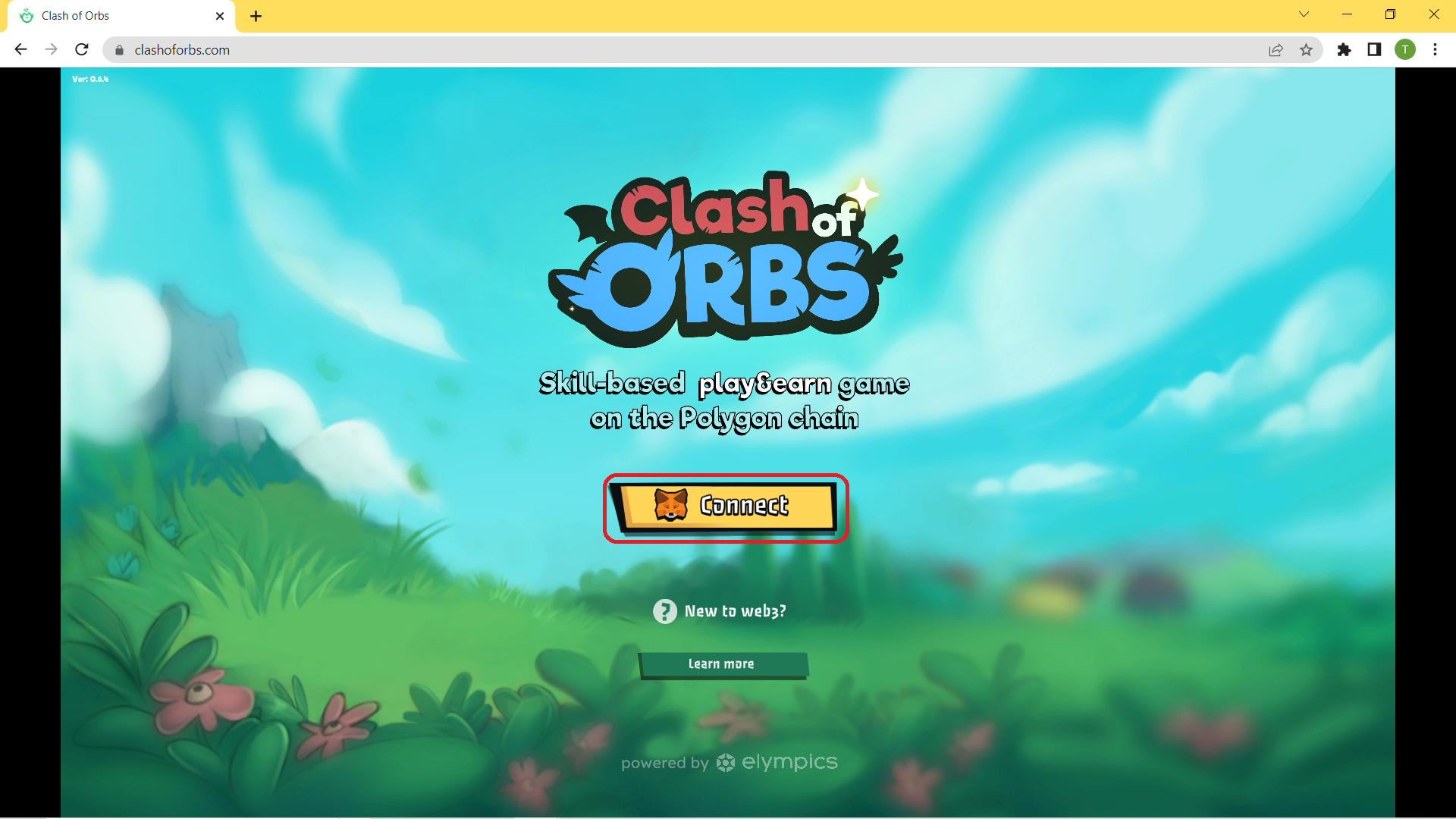 How to start playing Clash of Orbs: connecting to blockchain | Elympics Blog