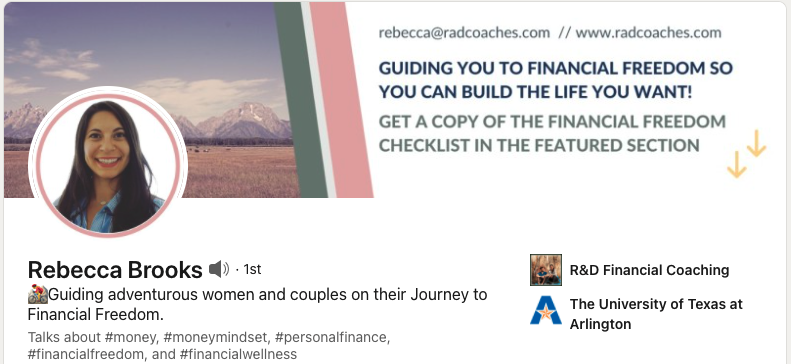 Rebecca Brooks' LinkedIn profile