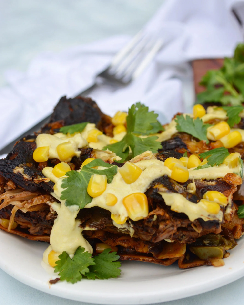 Vegan Jackfruit Molé Lasagna Fueled Naturally