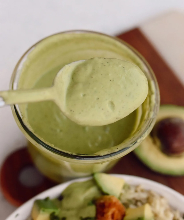 Creamy CA Avocado Vinaigrette Fueled Naturally