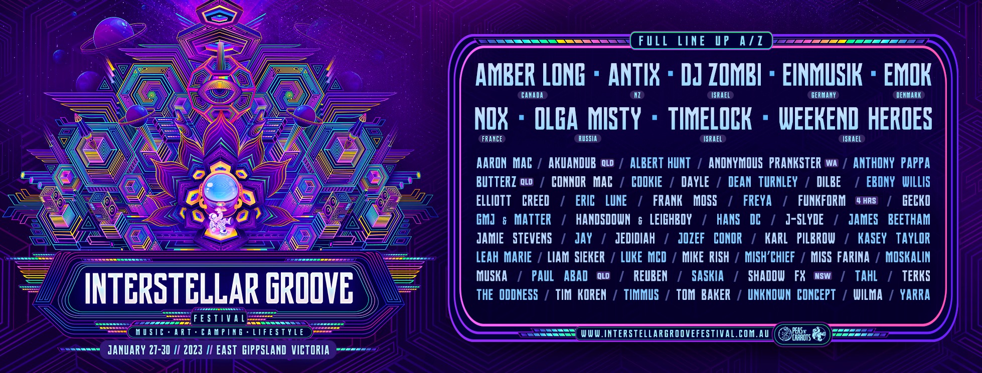 Interstellar Groove Festival reveals kickass full lineup announcement