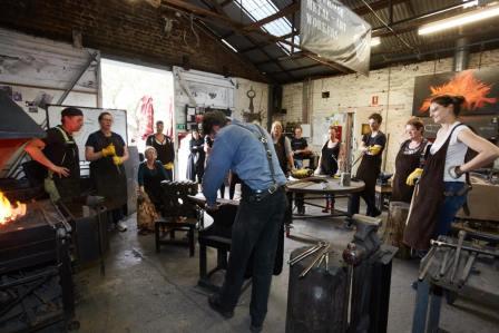 Forge induction for the MCC arts & culture team