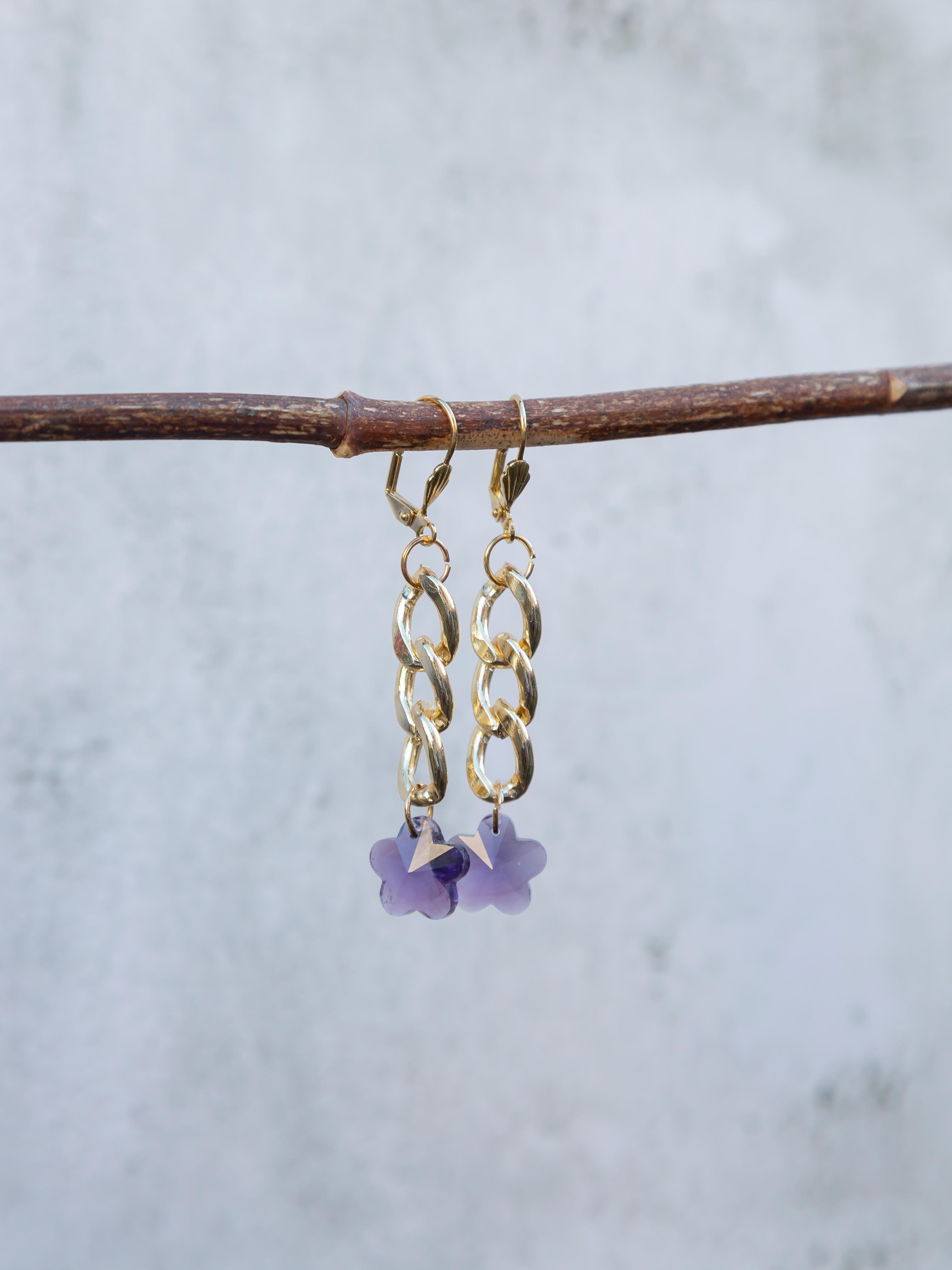 Osmose Studio - Sustainable Accessories - Samantha Crystal Earrings
