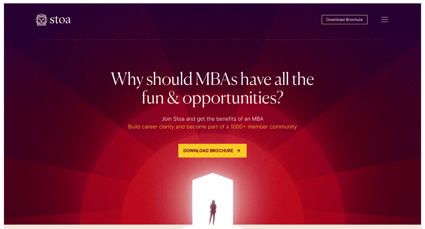 Stoa | India's Best alternative MBA for working professionals