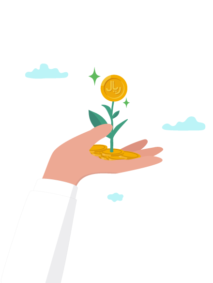 mutual funds growing money illustration
