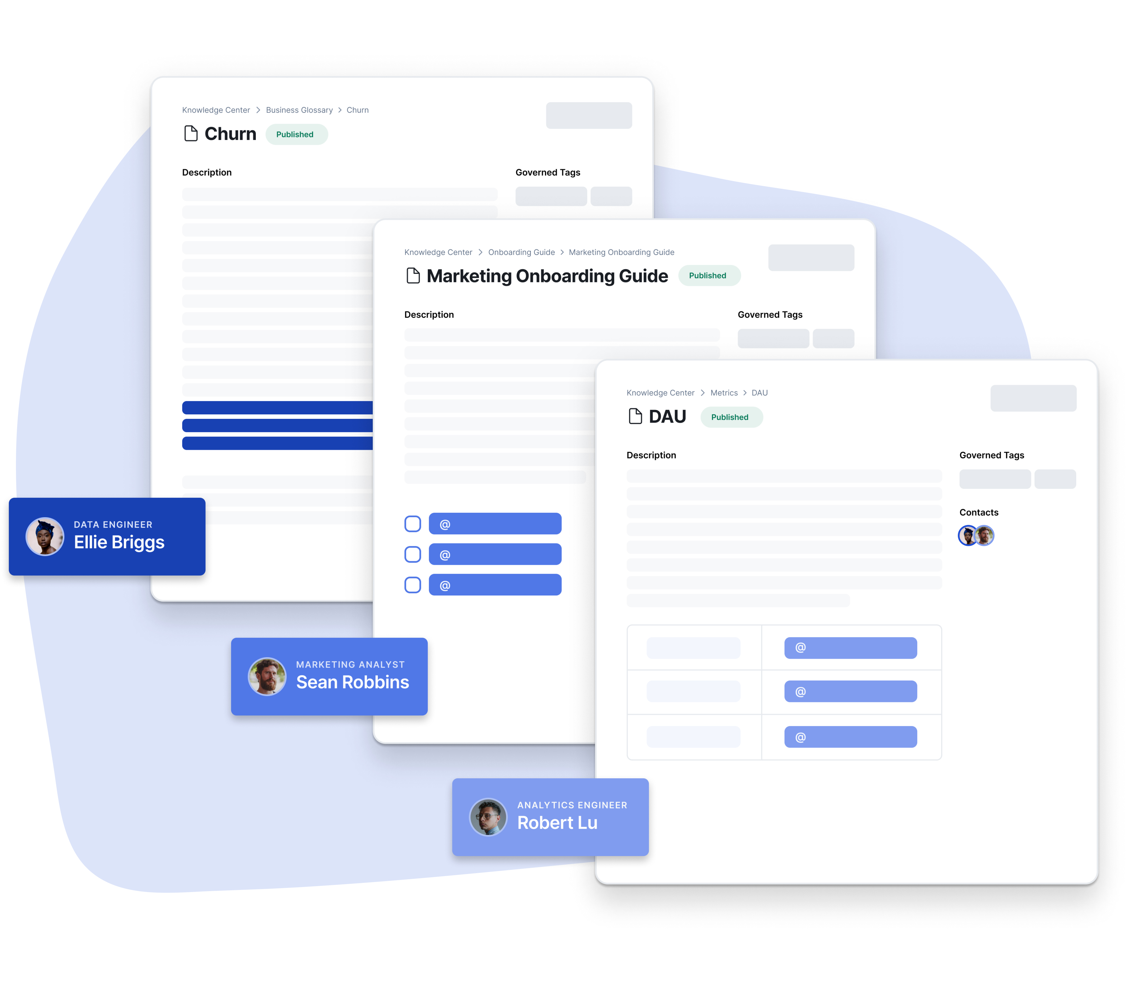 Metaphor data context user interface