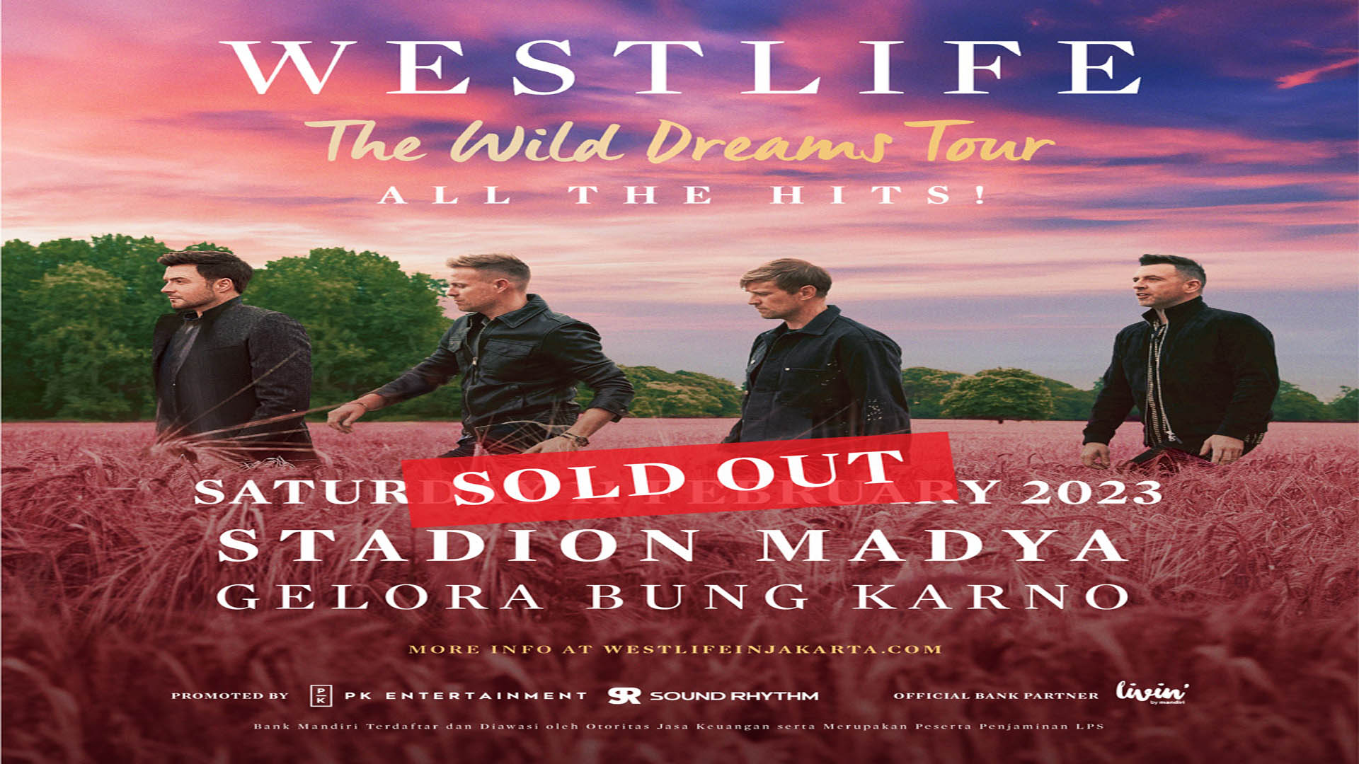 Tiket konser Westlife di Jakarta habis terjual!
