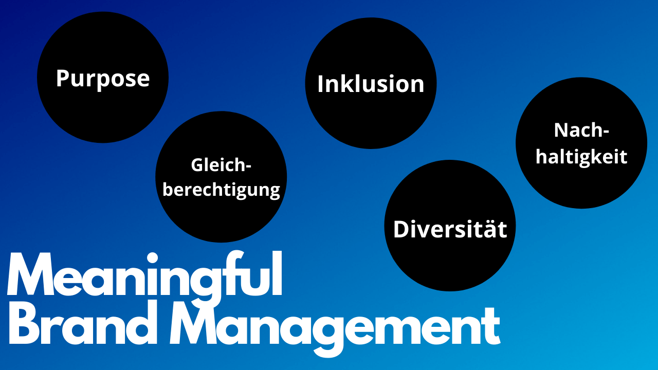 Great Brands betreiben meaningful Brand Management und beschäftigen sich mit wichtigen Themen wie Nachhaltigkeit & Purpose.