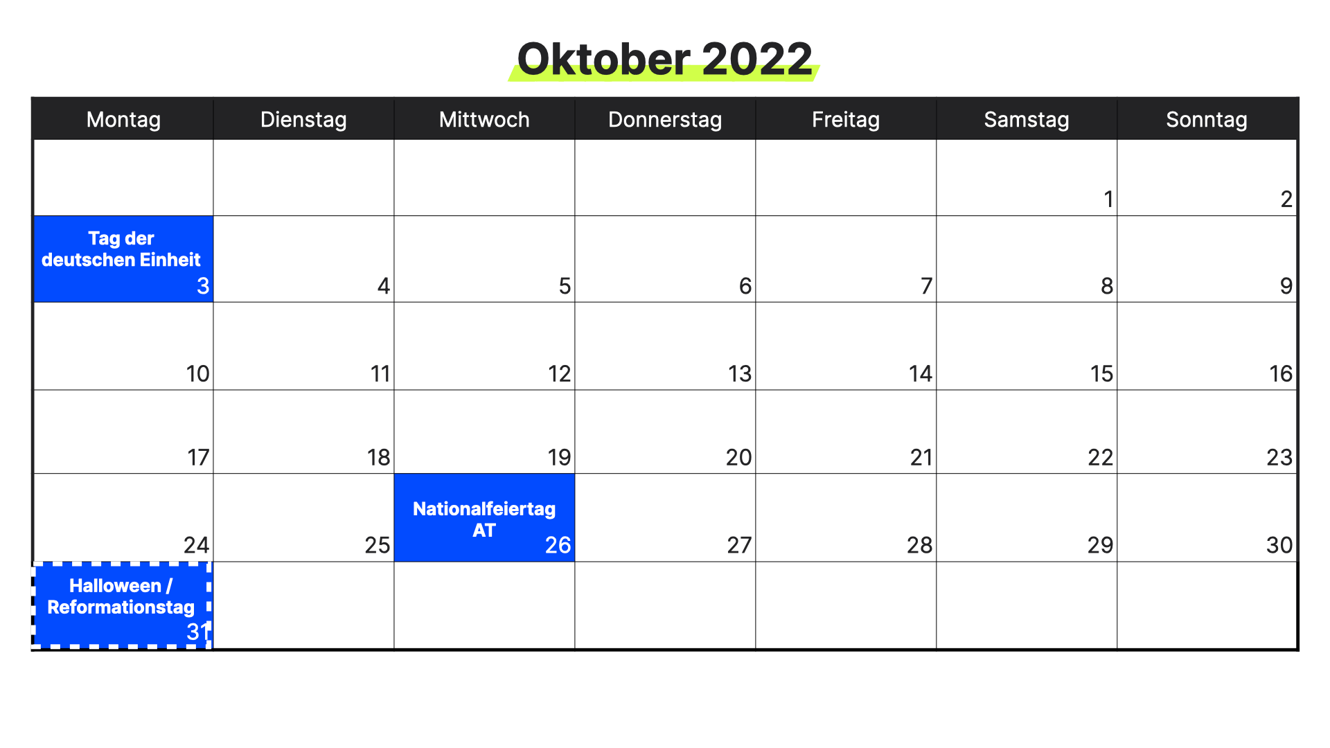 Marketingtage im Oktober
