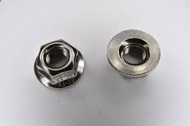 Non-serrated flange nuts