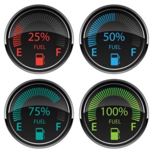 Electronic fuel gauge